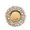 GOLD 6 Round 13" Lace Pattern Decorative Plastic CHARGER PLATES
